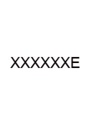 X X X X X X English