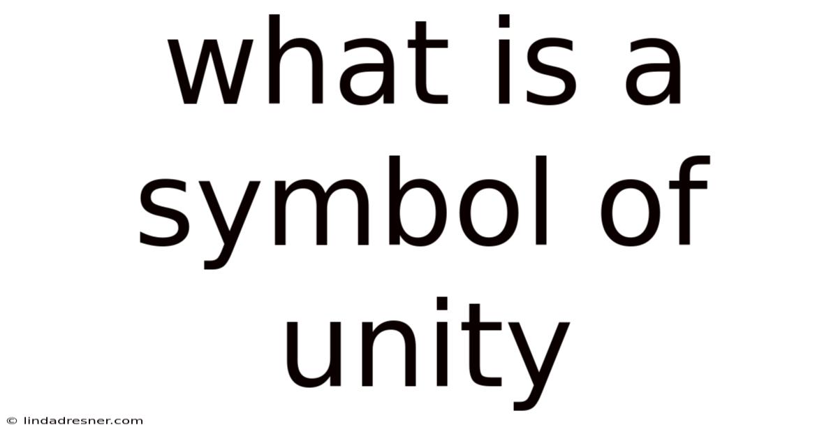 What Is A Symbol Of Unity